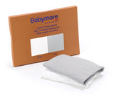 Babymore - Air Motion Fitted Sheets - White & Grey - My Nursery Furniture Co