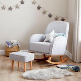 Babymore - Freya Nursing Chair & Stool (Pre-Order) - My Nursery Furniture Co