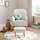 Babymore - Freya Nursing Chair & Stool (Pre-Order) - My Nursery Furniture Co