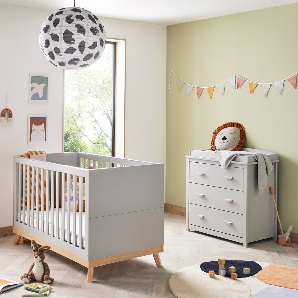 Babymore - Mona 2 Piece Nursery Set - My Nursery Furniture Co