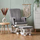 Obaby - Deluxe Reclining Glider Chair and Stool - My Nursery Furniture Co