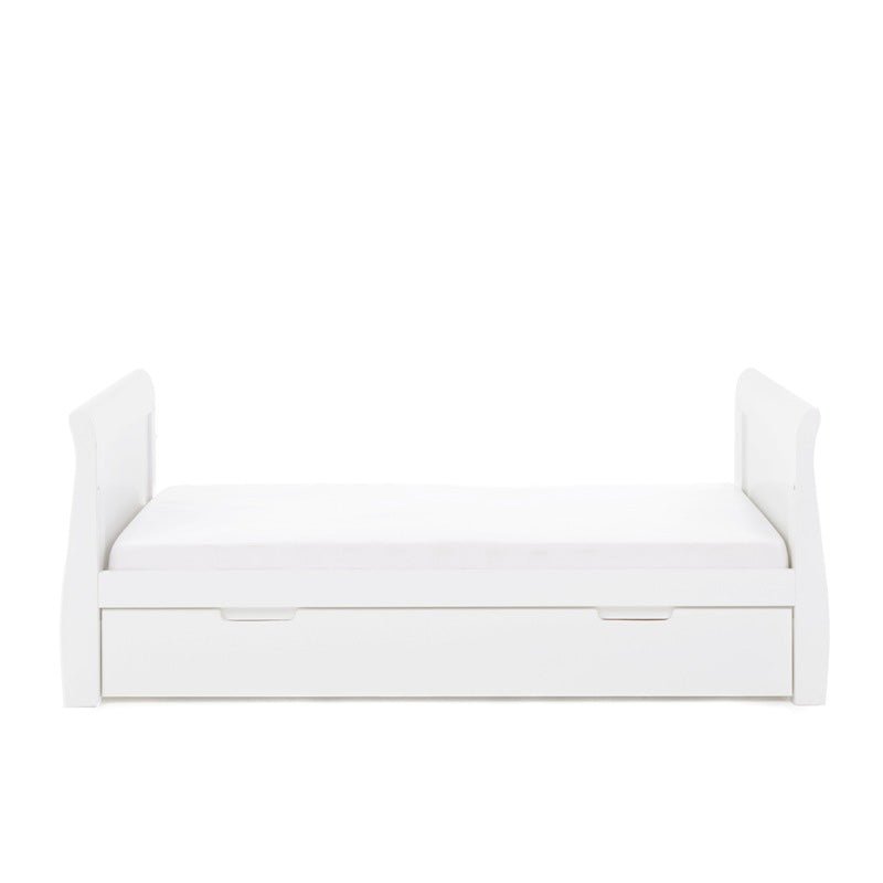 Obaby - Stamford Classic Sleigh Cot Bed with Drawer - My Nursery Furniture Co