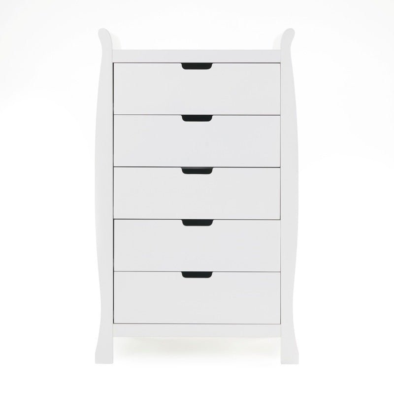 Obaby - Stamford Sleigh Tall Chest of Drawers - My Nursery Furniture Co